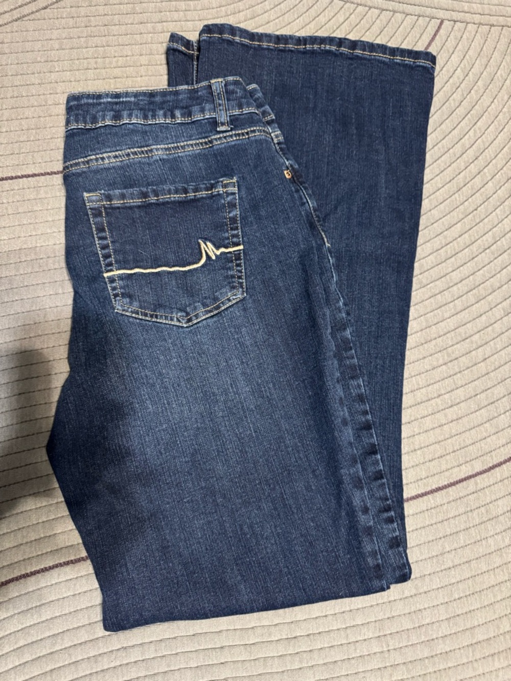 Maurices Women's Dark Blue Flare Jeans
